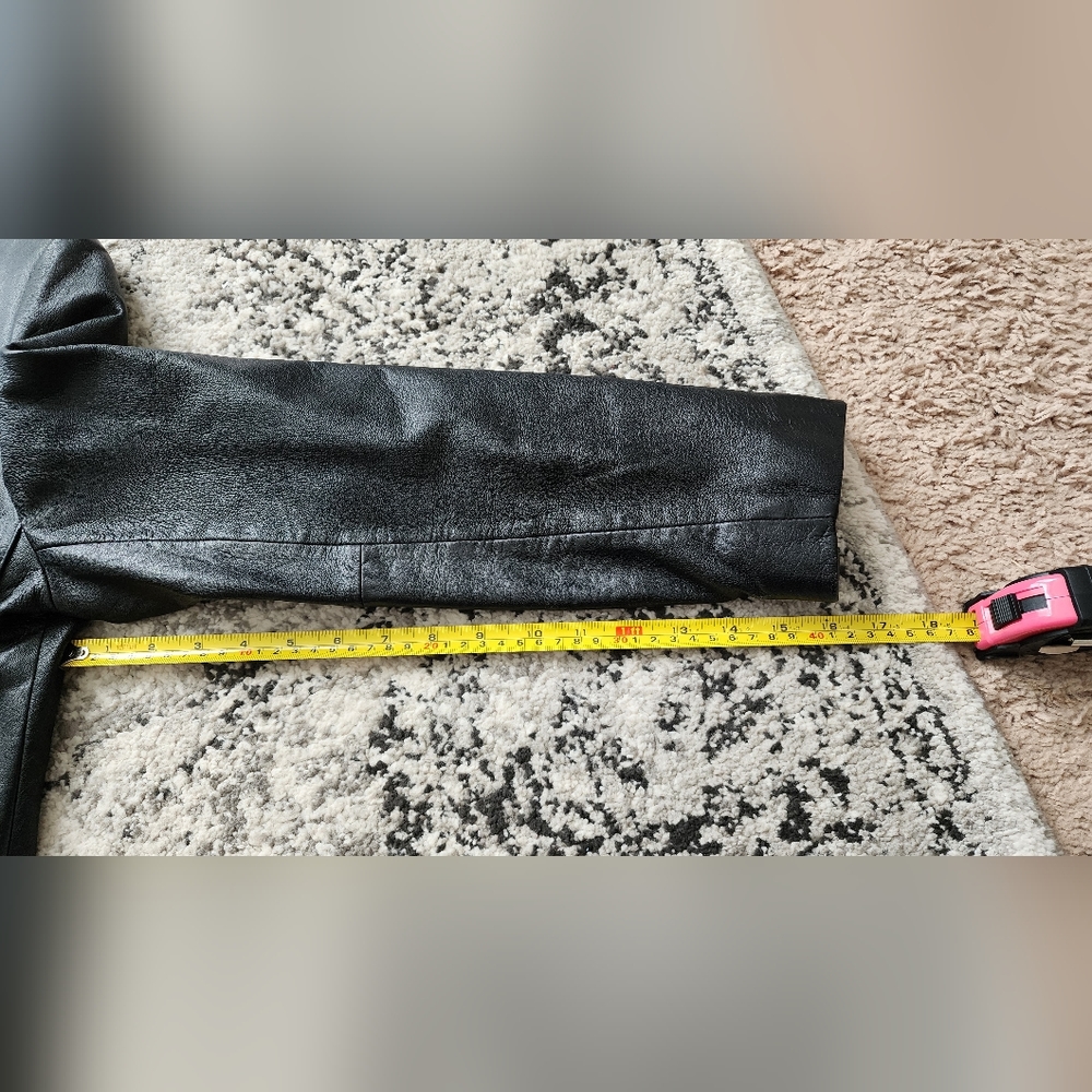 *SOLD* PELLE STUDIO Wilsons Black Leather Jacket Womens Size S - Picture 3 of 16